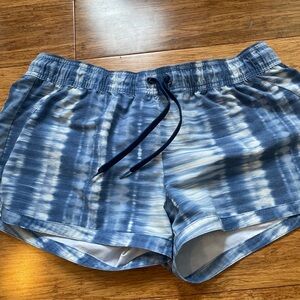 Women’s prana Mariya swim/ board shorts blue medium